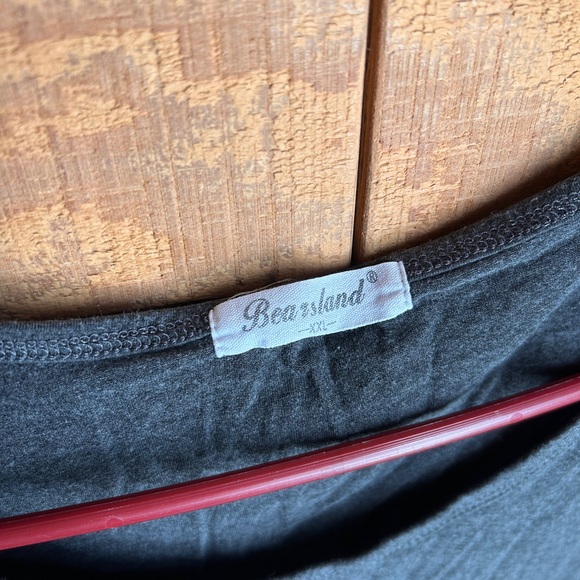 Bearsland Charcoal Short Sleeve Top - Picture 3 of 3